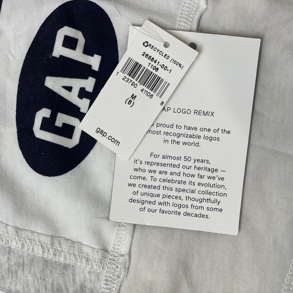 NWT GAP Logo Remix Patchwork Tee (Size M) - Picture 4 of 4